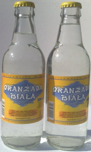 Oranżada biała 0.33l szkło